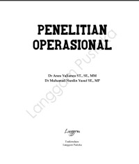 Penelitian Operasional